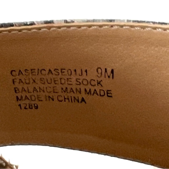 MADDEN GIRL Case Snakeskin Print Platform Espadrille Sandals—SZ. 9 - Picture 10 of 12